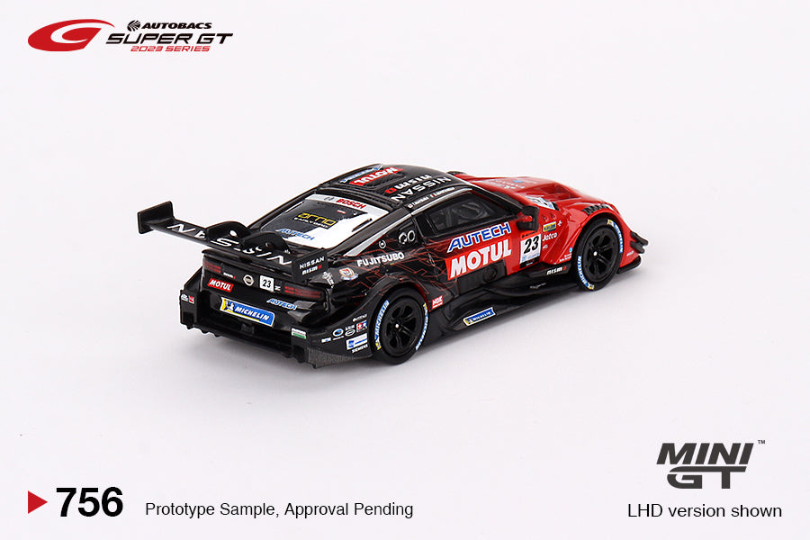 Mô hình xe Mini GT 1:64 Nissan Z GT500 #23 MOTUL AUTECH Z NISMO 2023 SUPER GT SERIES - MGT00756