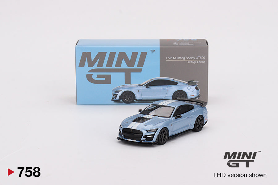 Mô hình xe Mini GT 1:64 Ford Mustang Shelby GT500 Heritage Edition - MGT00758