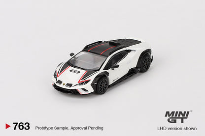 Mô hình xe Mini GT 1:64 Lamborghini Huracán Sterrato Bianco Asopo - MGT00763
