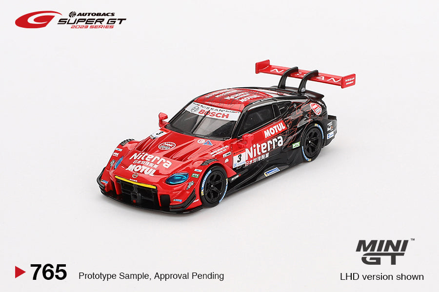 Mô hình xe Mini GT 1:64 Nissan Z GT500 #3 Niterra MOTUL Z NDDP RACING 2023 SUPER GT SERIES - MGT00765