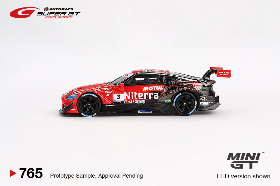 Mô hình xe Mini GT 1:64 Nissan Z GT500 #3 Niterra MOTUL Z NDDP RACING 2023 SUPER GT SERIES - MGT00765