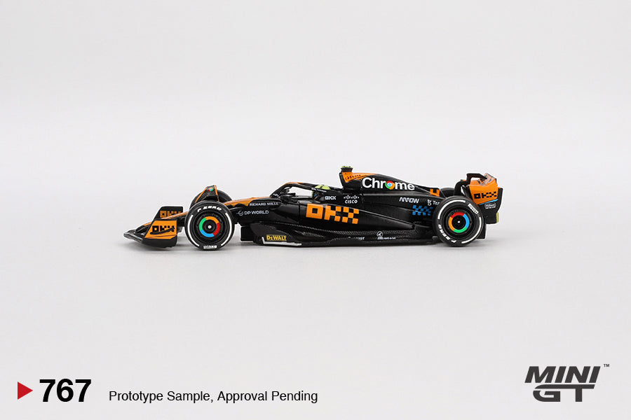 Mô hình xe Mini GT 1:64 McLaren MCL60 #4 Lando Norris 2023 F1 2023 Japanese GP 2nd Place - MGT00767