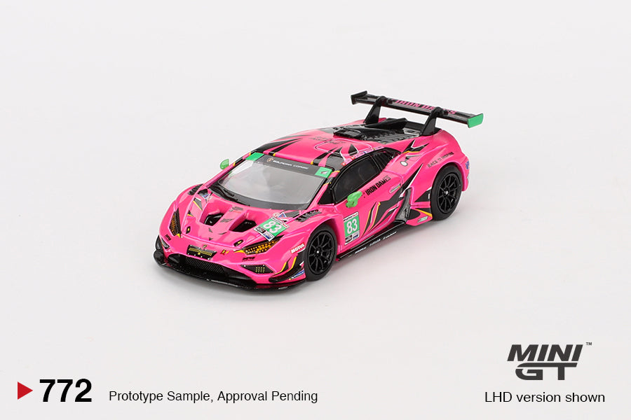 Mô hình xe Mini GT 1:64 Lamborghini Huracán GT3 EVO2 #83 Iron Dames 2023 IMSA Daytona 24 Hrs - MGT00772