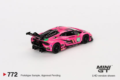 Mô hình xe Mini GT 1:64 Lamborghini Huracán GT3 EVO2 #83 Iron Dames 2023 IMSA Daytona 24 Hrs - MGT00772