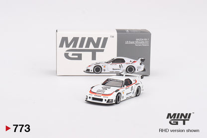 Mô hình xe Mini GT 1:64 MAZDA RX-7 LB-Super Silhouette #41 Numero Reserve - MGT00773