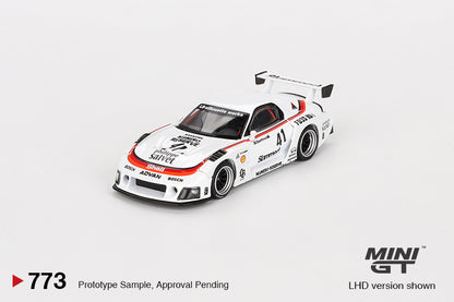 Mô hình xe Mini GT 1:64 MAZDA RX-7 LB-Super Silhouette #41 Numero Reserve - MGT00773