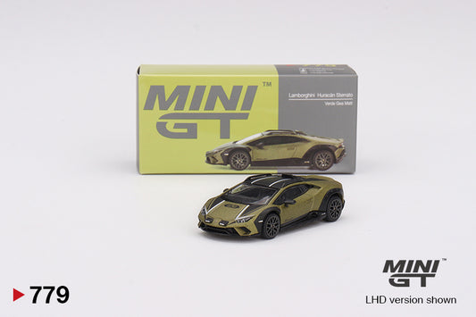 Mô hình xe Mini GT 1:64 Lamborghini Huracán Sterrato Verde Gea Matt - MGT00779