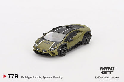 Mô hình xe Mini GT 1:64 Lamborghini Huracán Sterrato Verde Gea Matt - MGT00779