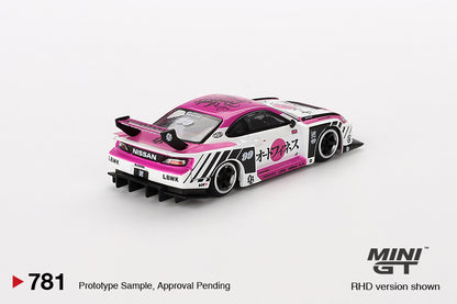 Mô hình xe Mini GT 1:64 Nissan LB-Super Silhouette S15 SILVIA Auto Finesse SEMA 2023 - MGT00781