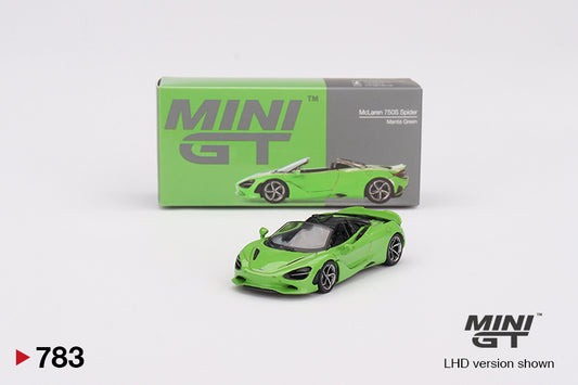Mô hình xe Mini GT 1:64 McLaren 750S Spider Mantis Green - MGT00783