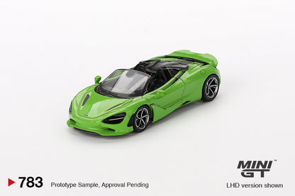 Mô hình xe Mini GT 1:64 McLaren 750S Spider Mantis Green - MGT00783