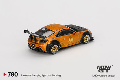 Mô hình xe Mini GT 1:64 Toyota GR86 LB★Nation LB Gold 2024 All In Tuning Exclusive - MGT00790