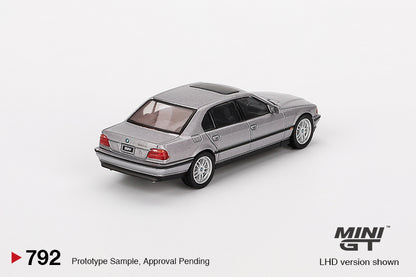 Mô hình xe Mini GT 1:64 BMW 750IL Aspen Silver Metallic - MGT00792