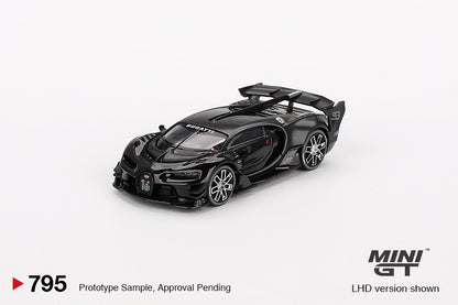 Mô hình xe Mini GT 1:64 Bugatti Vision Gran Turismo Black - MGT00795