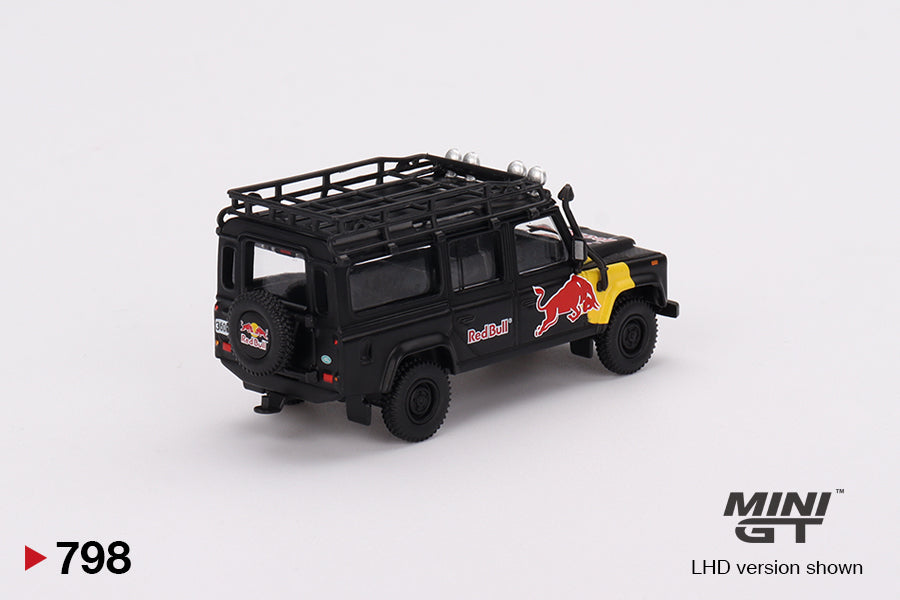 Mô hình xe Mini GT 1:64 Land Rover Defender 110 Red Bull LUKA 2024 Red Bull Showrun Taichung - MGT00798