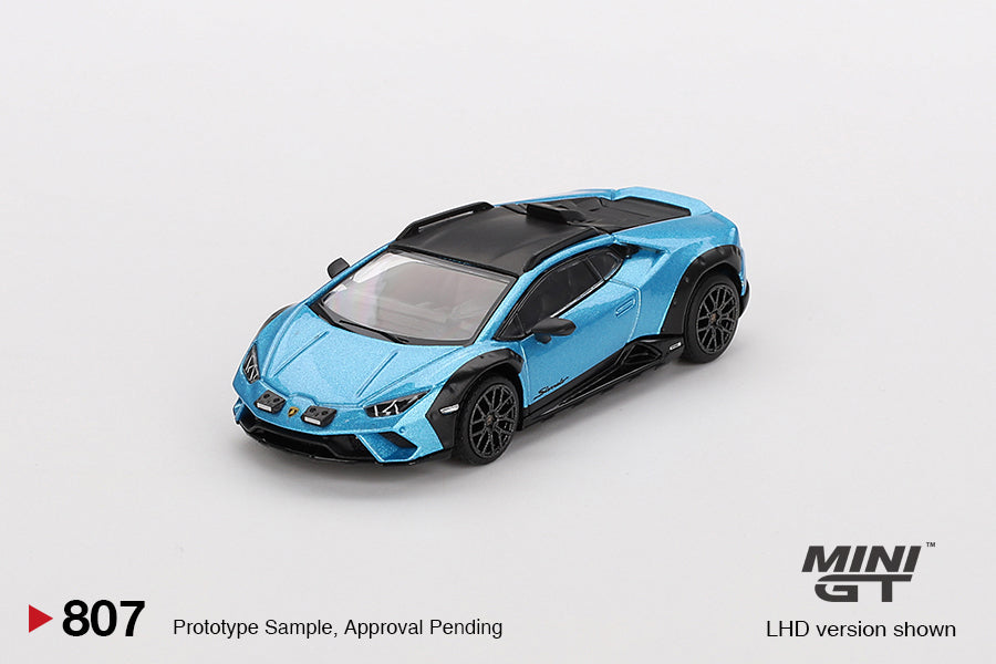 Mô hình xe Mini GT 1:64 Lamborghini Huracán Sterrato Blu Aegir - MGT00807