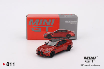 Mô hình xe Mini GT 1:64 BMW M4 Competition (G82) Sakhir Orange - MGT00811