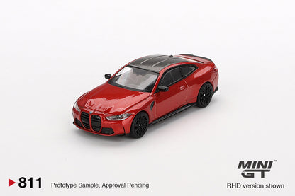 Mô hình xe Mini GT 1:64 BMW M4 Competition (G82) Sakhir Orange - MGT00811