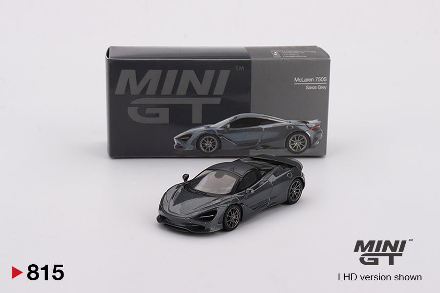 Mô hình xe Mini GT 1:64 McLaren 750S Saros Grey - MGT00815