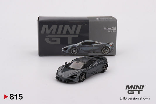 Mô hình xe Mini GT 1:64 McLaren 750S Saros Grey - MGT00815