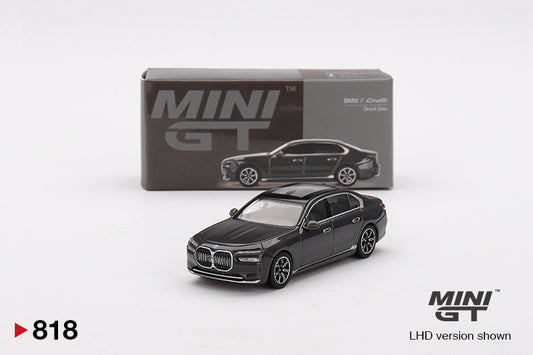Mô hình xe Mini GT 1:64 BMW i7 xDrive60 Dravit Grey - MGT00818