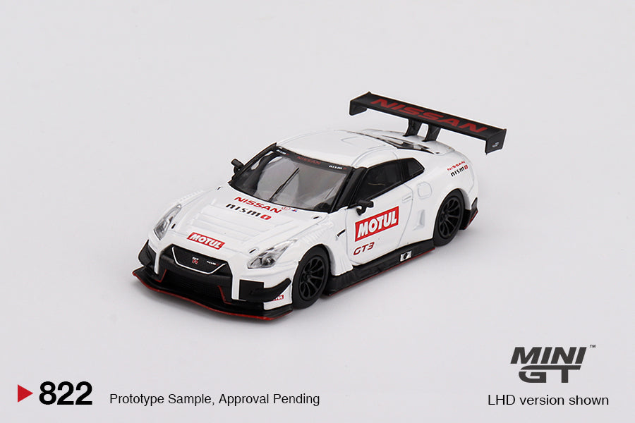 Mô hình xe Mini GT 1:64 Nissan GT-R NISMO GT3 White 2024 NISMO Festival Exclusive - MGT00822