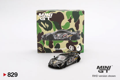 Mô hình xe Mini GT 1:64 McLaren 720S LB★Works LBWK*A BATHING APE CROSSOVER - MGT00829