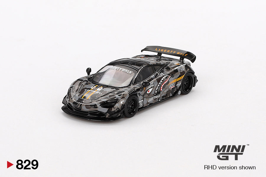 Mô hình xe Mini GT 1:64 McLaren 720S LB★Works LBWK*A BATHING APE CROSSOVER - MGT00829