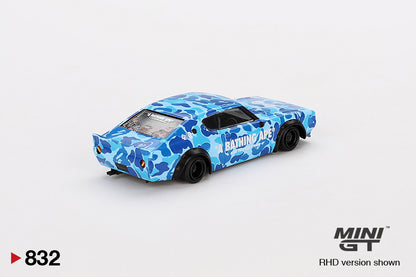 Mô hình xe Mini GT 1:64 Nissan Skyline Kenmeri Liberty Walk LBWK *A BATHING APE CROSSOVER - MGT00832