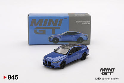 Mô hình xe Mini GT 1:64 BMW M4 Competition (G82) Portimao Blue - MGT00845
