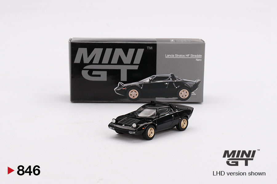 Mô hình xe Mini GT 1:64 Lancia Stratos HF Stradale Nero - MGT00846