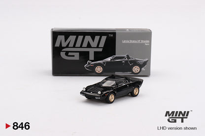 Mô hình xe Mini GT 1:64 Lancia Stratos HF Stradale Nero - MGT00846