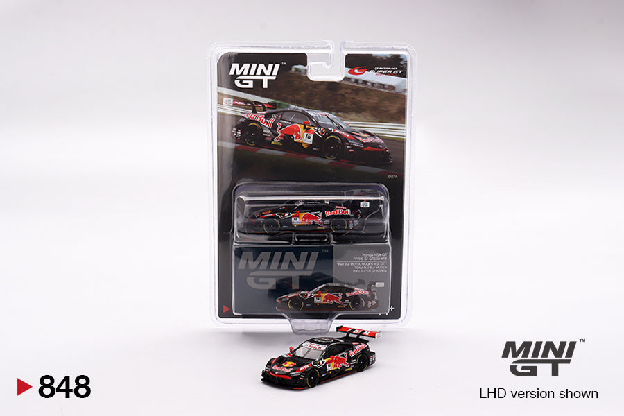 Mô hình xe Mini GT 1:64 Honda NSX-GT TYPE S GT500 #16 Red Bull MOTUL MUGEN NSX-GT  TEAM Red Bull MUGEN 2022 SUPER GT SERIES - MGT00848