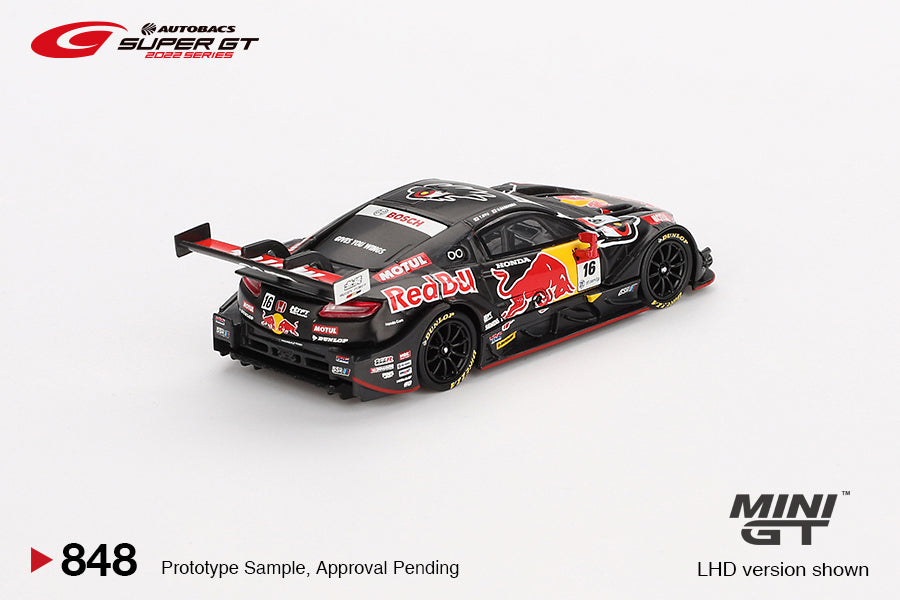 Mô hình xe Mini GT 1:64 Honda NSX-GT TYPE S GT500 #16 Red Bull MOTUL MUGEN NSX-GT  TEAM Red Bull MUGEN 2022 SUPER GT SERIES - MGT00848