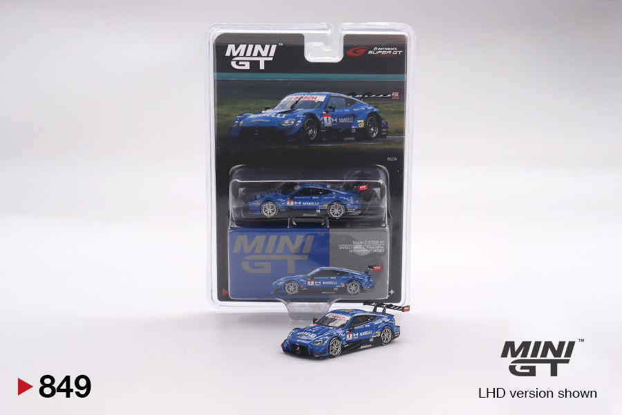 Mô hình xe Mini GT 1:64 Nissan Z GT500 #1 MARELLI IMPUL Z TEAM IMPUL 2023 SUPER GT SERIES - MGT00849