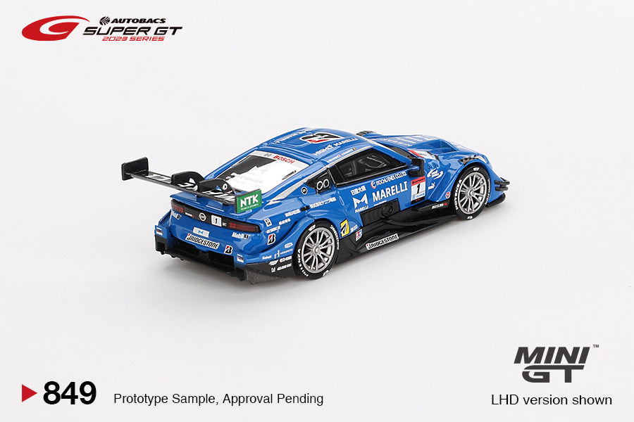 Mô hình xe Mini GT 1:64 Nissan Z GT500 #1 MARELLI IMPUL Z TEAM IMPUL 2023 SUPER GT SERIES - MGT00849