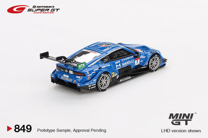 Mô hình xe Mini GT 1:64 Nissan Z GT500 #1 MARELLI IMPUL Z TEAM IMPUL 2023 SUPER GT SERIES - MGT00849