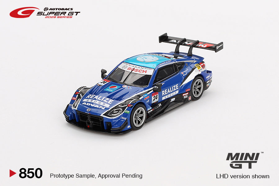 Mô hình xe Mini GT 1:64 Nissan Z GT500 #24 REALIZE CORPORTATION ADVAN Z KONDO RACING 2023 SUPER GT SERIES - MGT00850