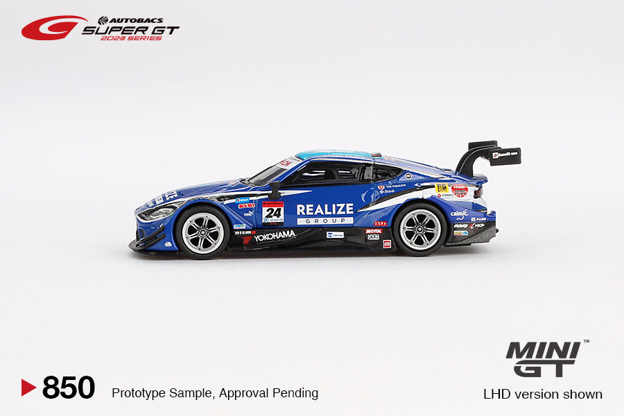 Mô hình xe Mini GT 1:64 Nissan Z GT500 #24 REALIZE CORPORTATION ADVAN Z KONDO RACING 2023 SUPER GT SERIES - MGT00850