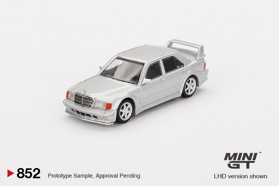 Mô hình xe Mini GT 1:64 Mercedes-Benz 190E 2.5-16 Evolution II Astral Silver - MGT00852