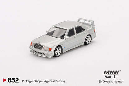Mô hình xe Mini GT 1:64 Mercedes-Benz 190E 2.5-16 Evolution II Astral Silver - MGT00852