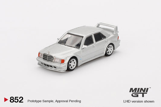 Mô hình xe Mini GT 1:64 Mercedes-Benz 190E 2.5-16 Evolution II Astral Silver - MGT00852