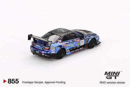 Mô hình xe Mini GT 1:64 Nissan Silvia (S15) D-MAX #70 D-MAX Racing 2023 D1 Grand Prix - MGT00855