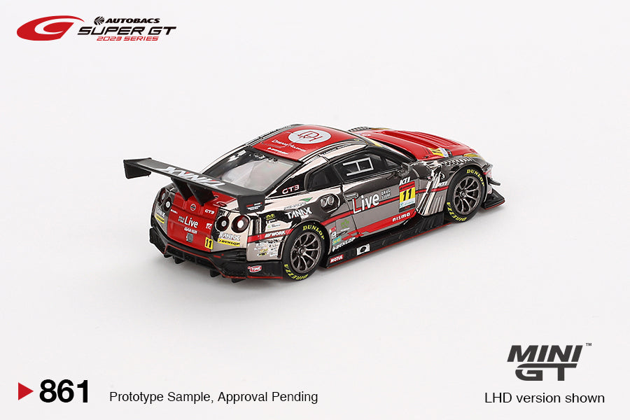 Mô hình xe Mini GT 1:64 Nissan GT-R NISMO GT3 #11 GAINER TANAX GT-R GAINER 2023 SUPER GT SERIES - MGT00861
