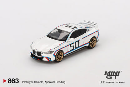 Mô hình xe Mini GT 1:64 BMW 3.0 CSL White - MGT00863