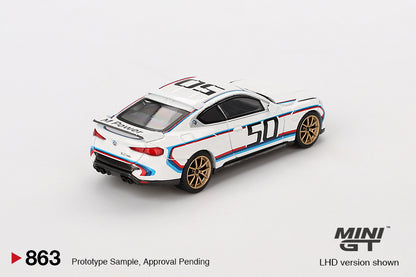 Mô hình xe Mini GT 1:64 BMW 3.0 CSL White - MGT00863