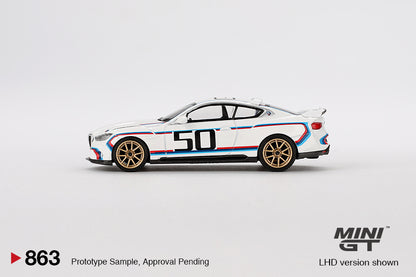 Mô hình xe Mini GT 1:64 BMW 3.0 CSL White - MGT00863