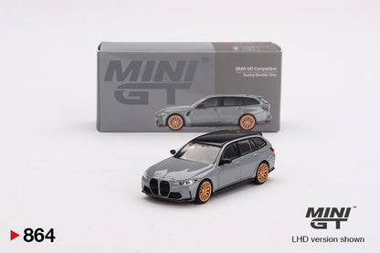 Mô hình xe Mini GT 1:64 BMW M3 Competition Touring Brooklyn Grey - MGT00864