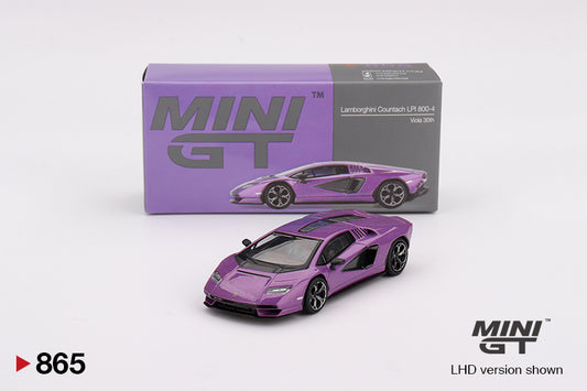 Mô hình xe Mini GT 1:64 Lamborghini Countach LPI 800-4 Viola 30th - MGT00865