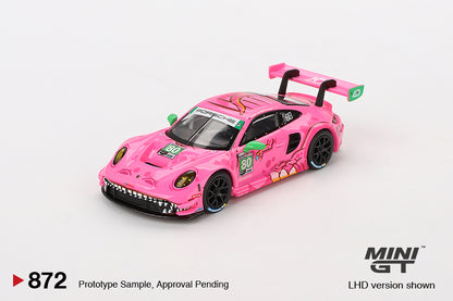 Mô hình xe Mini GT 1:64 Porsche 911 GT3 R #80 AO Racing 2023 IMSA VIRginia Roxy - MGT00872